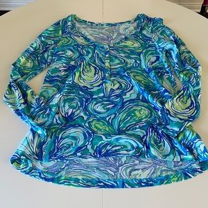 Lilly Pulitzer Oh Shucks long sleeve tee size small